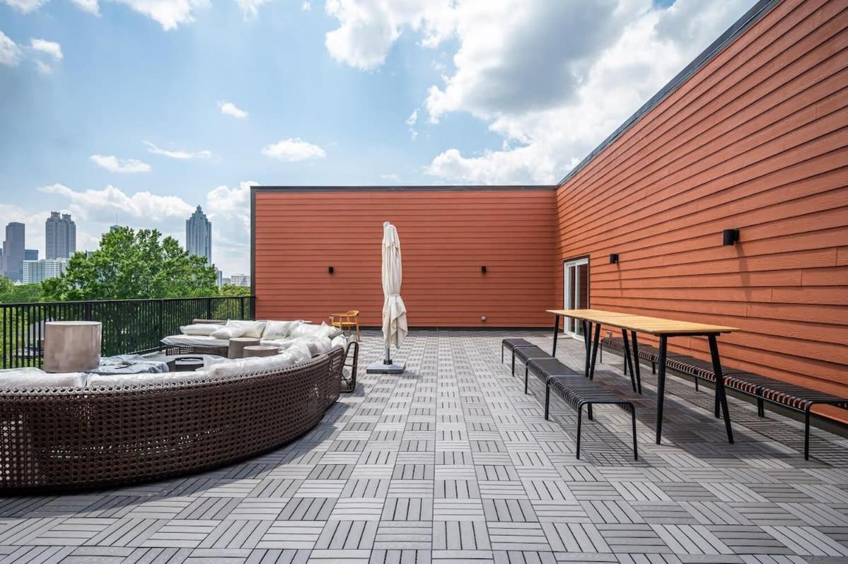 Downtown New Built Roof Top Balcony City View 525Pkwy Atlanta Exterior photo